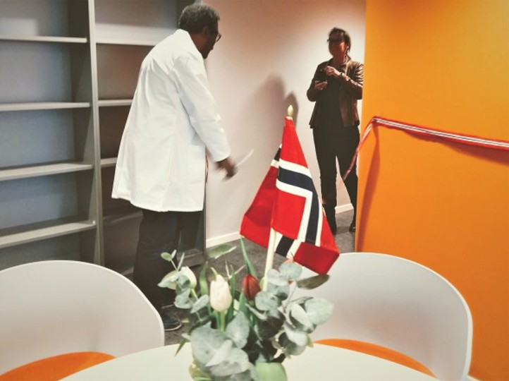 Åpning av lab Åpning av lab